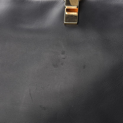 Chloe Smooth Calfskin Large Baylee Tote Black Grey 16 of 19