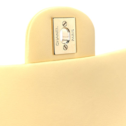 Chanel Lambskin Quilted Mini Rectangular Flap Light Yellow 6 of 12