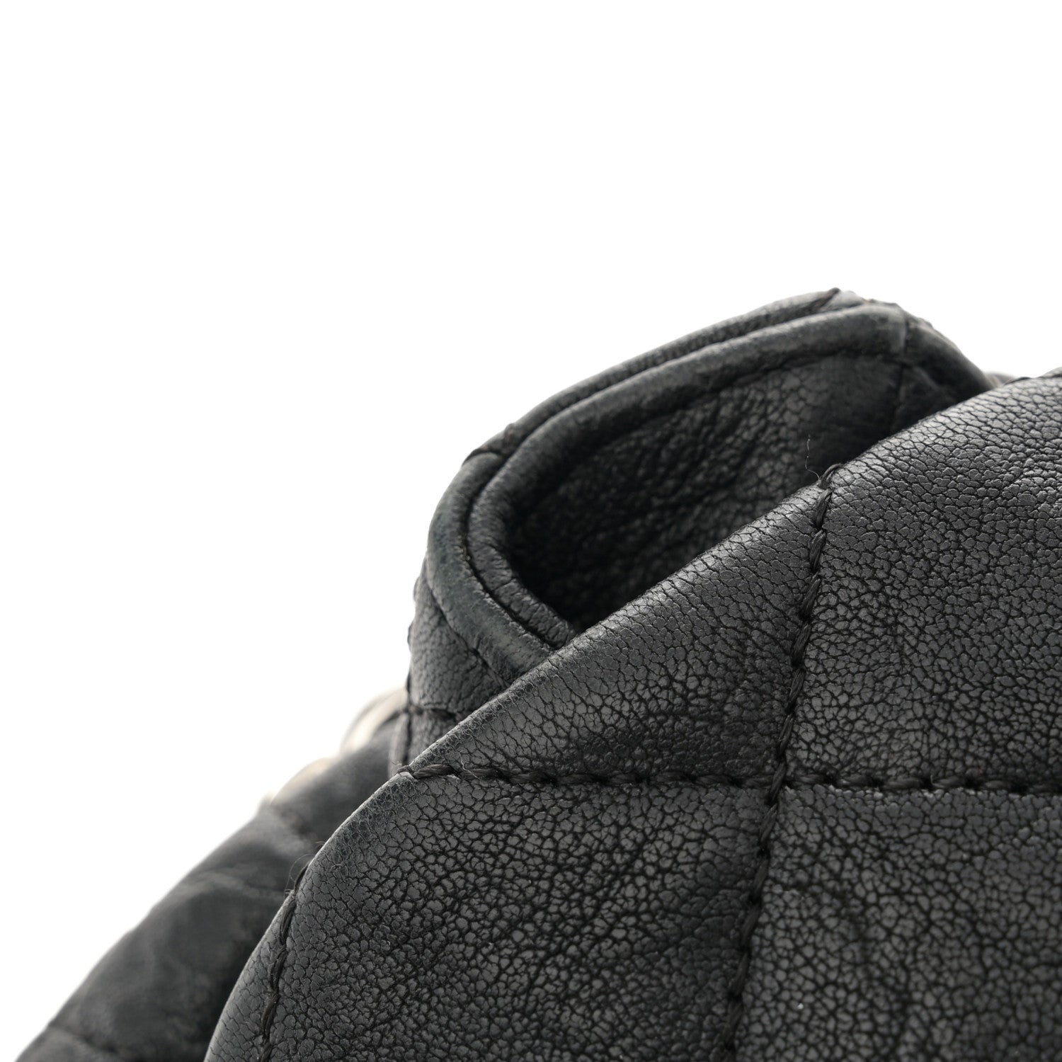 Chanel Washed Lambskin Quilted Mini Chain Around Flap Black 13 of 13
