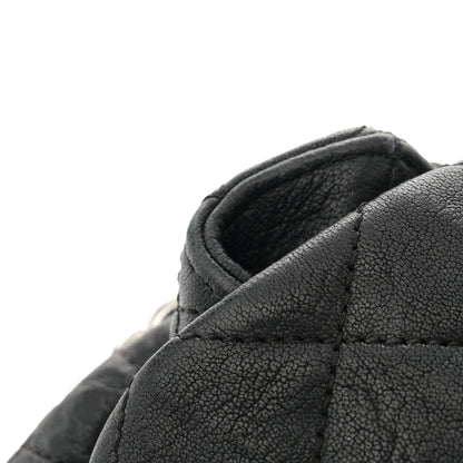 Chanel Washed Lambskin Quilted Mini Chain Around Flap Black 13 of 13