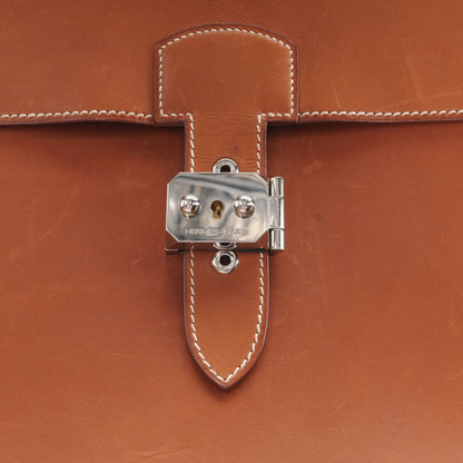 Hermes Natural Barenia Depeche DPLG Shoulder Bag 5 of 8