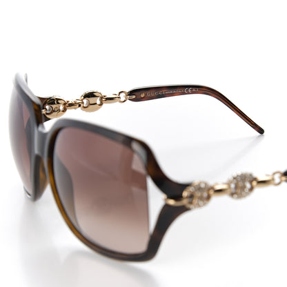 Gucci Crystal Sunglasses GG3584/S Brown 5 of 8