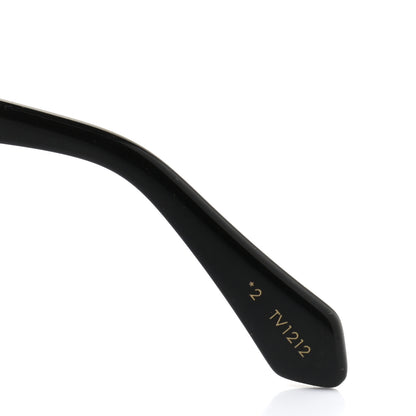 Louis Vuitton Acetate Swarovski Crystal Cyclone Sunglasses Z1578W Black 7 of 10