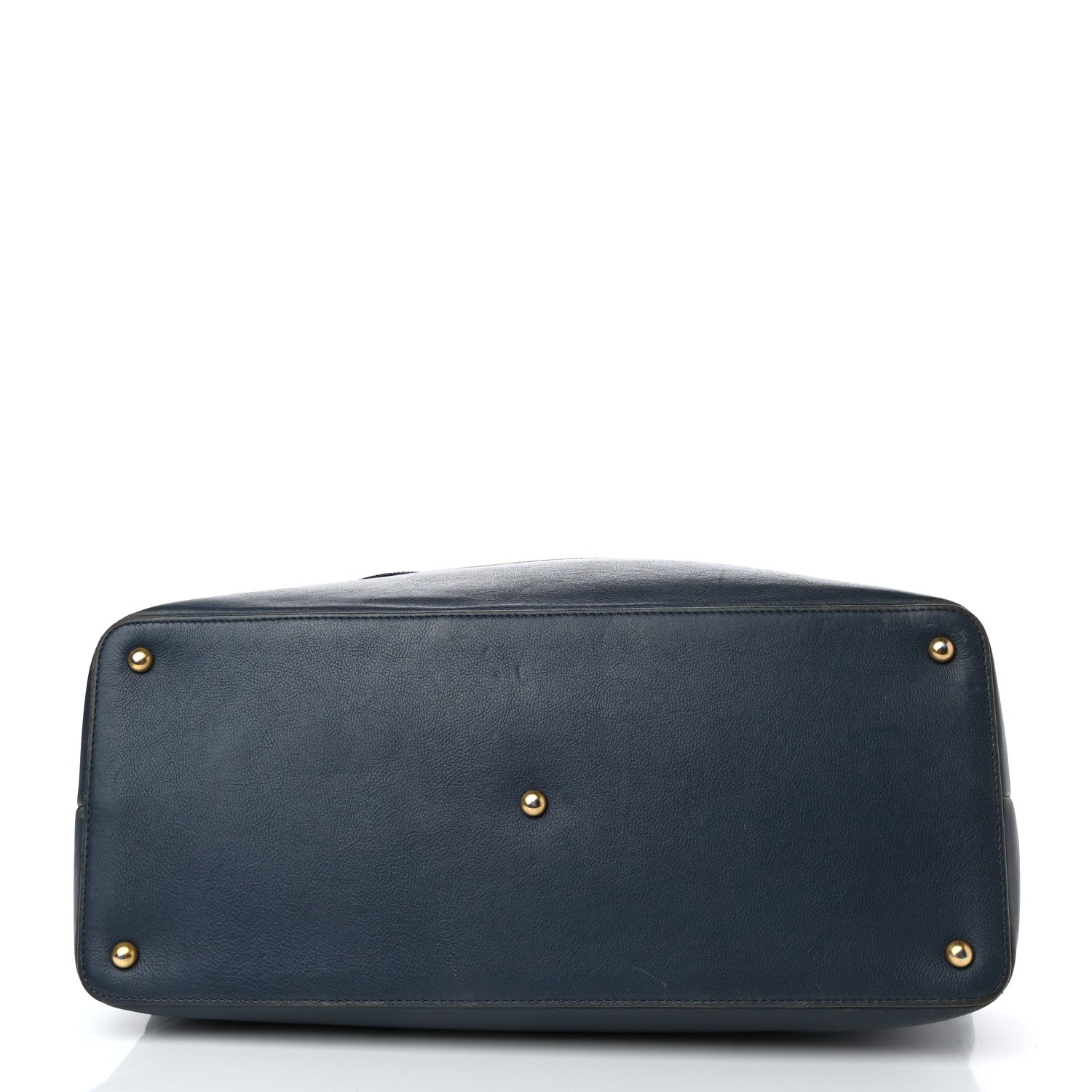 Chanel Iridescent Caviar Quilted Globe Trotter Shopping Tote Navy Blue 12 of 25