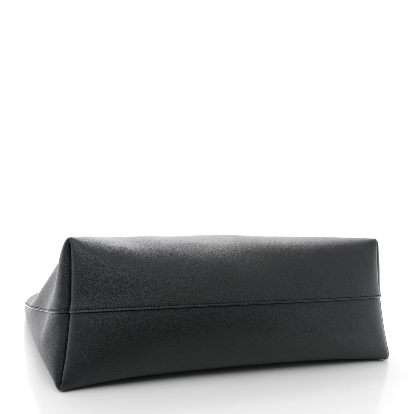 Calfskin Large Shopping Tote Black