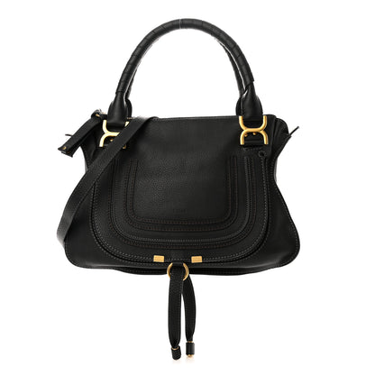 Chloe Calfskin Medium Marcie Satchel Black 1 of 10