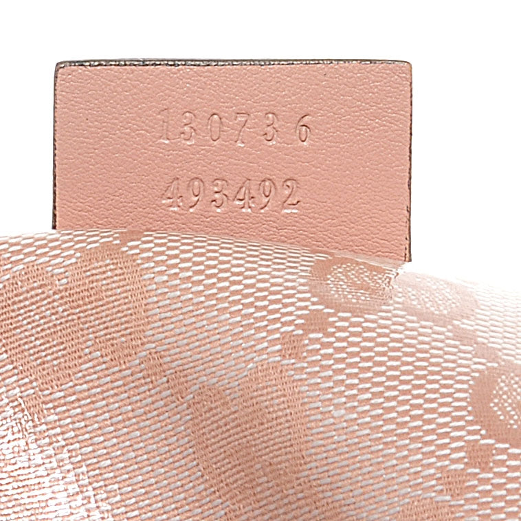 Gucci Crystal Monogram Medium Abbey Shoulder Bag Blush 4 of 8