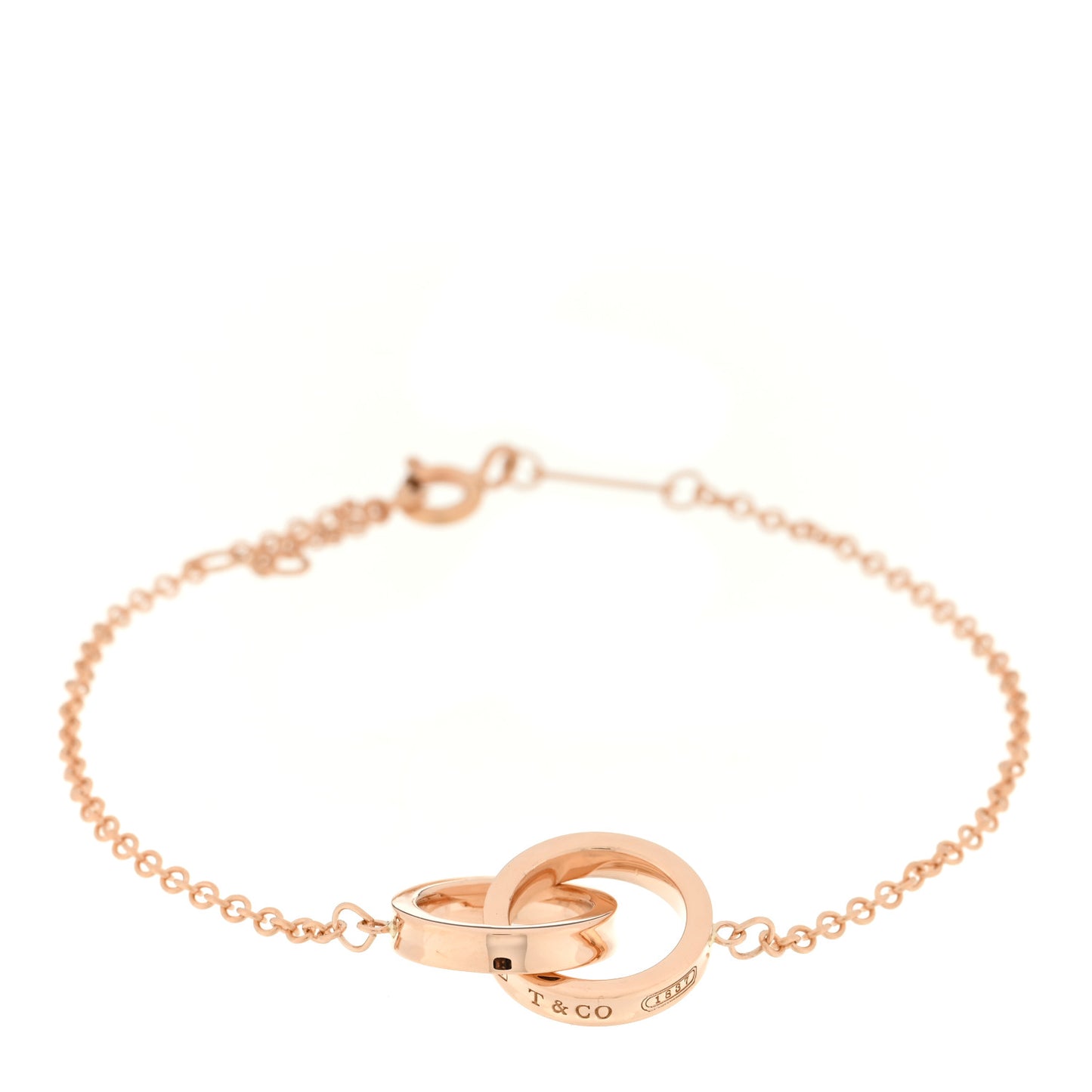 18K Rose Gold 1837 Interlocking Circles Bracelet
