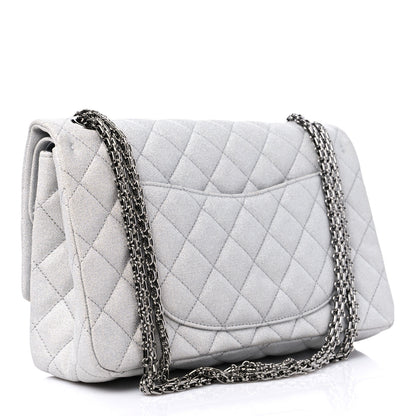 Chanel Metallic Canvas Space Charms 2.55 Reissue 226 Flap Silver 3 of 10