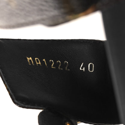 Louis Vuitton Monogram Bom Dia Mule Sandals 40 Black 6 of 8