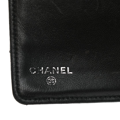 Chanel Patent Quilted Flap Wallet Black 6 of 12