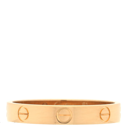 Cartier 18K Yellow Gold 3.5mm LOVE Wedding Band Ring 61 9.5 3 of 5