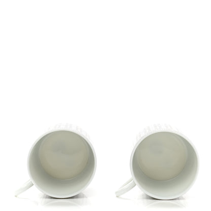 Hermes Porcelain Mosaique au 24 Coffee Cup and Saucer Set of 2 6 of 11