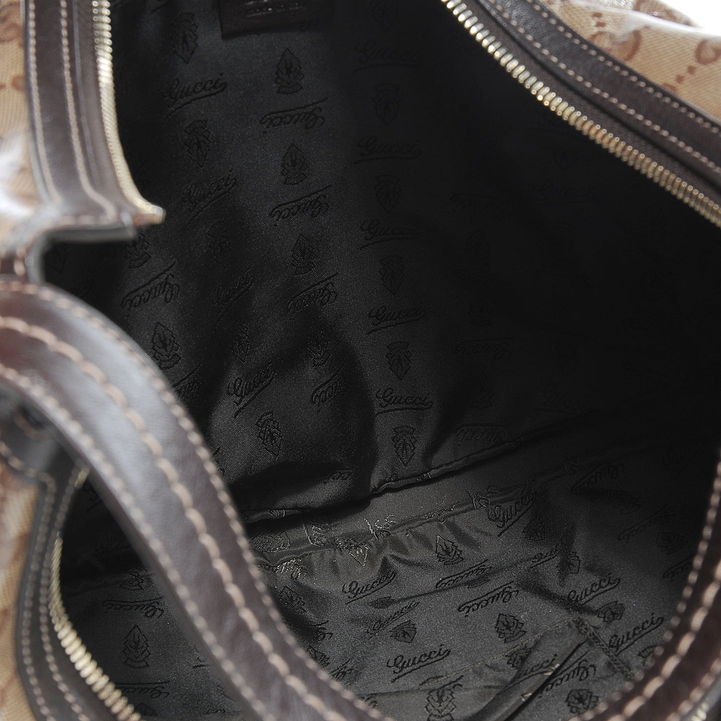 Crystal Monogram Duchessa Hobo Ebony