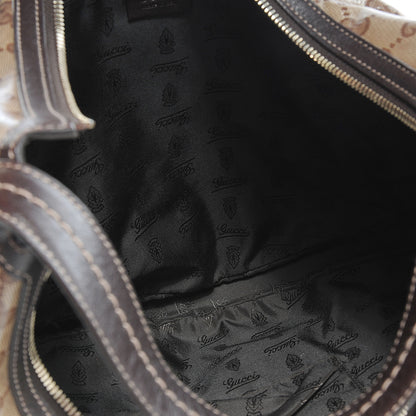 Gucci Crystal Monogram Duchessa Hobo Ebony 5 of 8