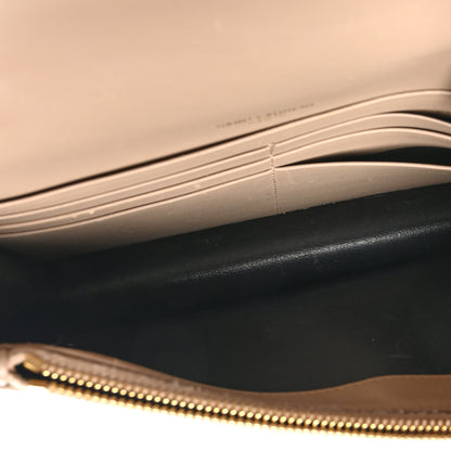 Saint Laurent Smooth Calfskin Classic Monogram Kate Tassel Chain Wallet Nude Powder 5 of 10