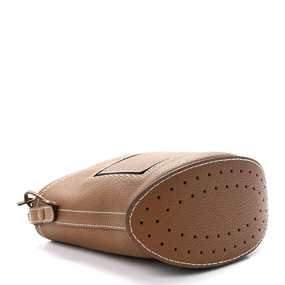 Delvaux Taurillon Mini Pin Daily Surpique Bucket Vegetal Ivory 3 of 10