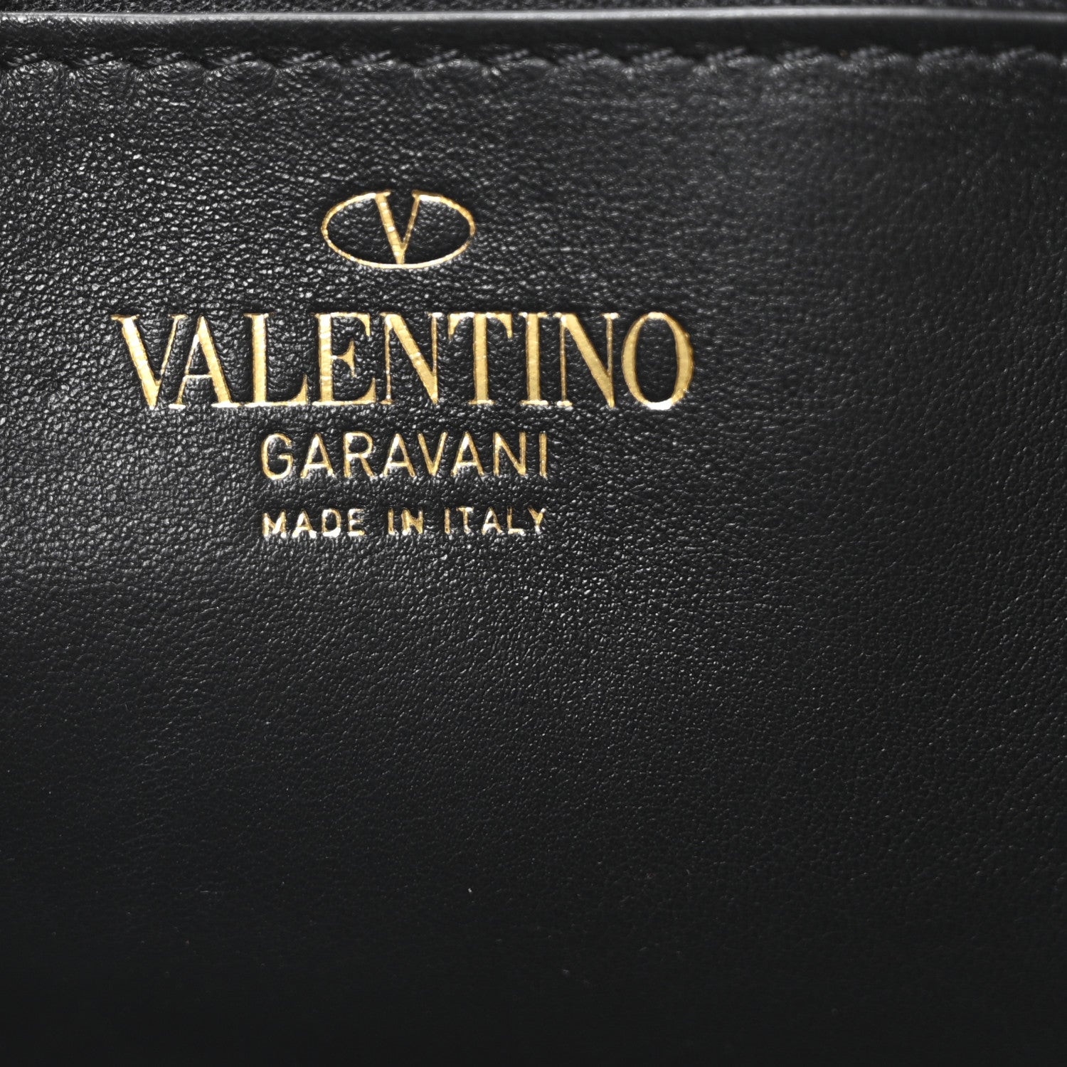 Valentino Garavani Nappa Stud Sign Shoulder Bag Black 6 of 9