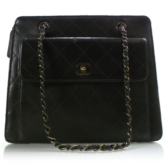 Chanel Lambskin Diamond Stitch Shoulder Bag 1 of 14