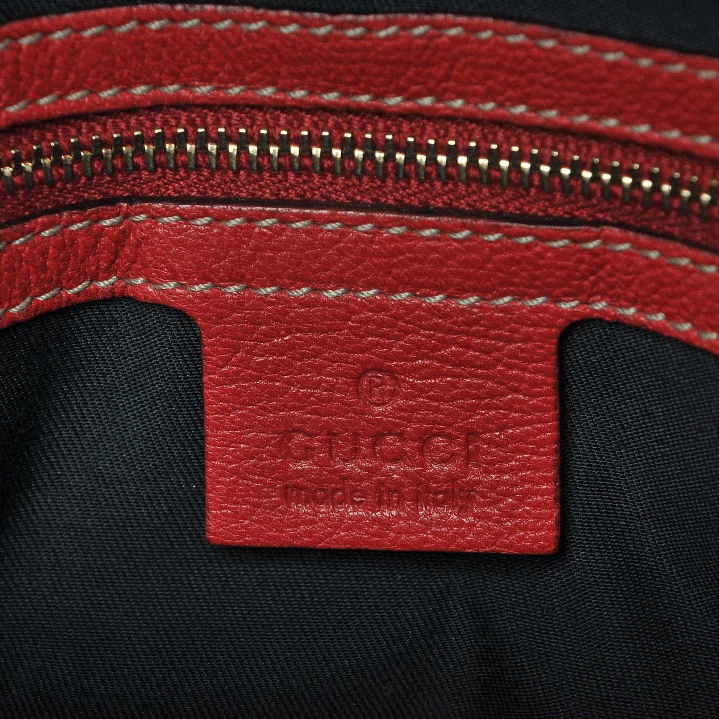 Goatskin Small Capri Bowler Red