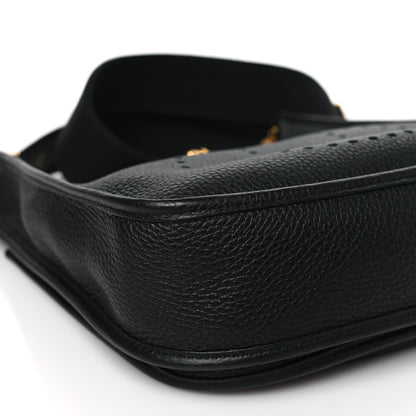 Hermes Taurillon Clemence Evelyne III PM Black 7 of 9