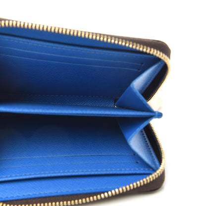 Louis Vuitton Damier Ebene 2019 Christmas Animation Zippy Coin Purse Blue 5 of 7
