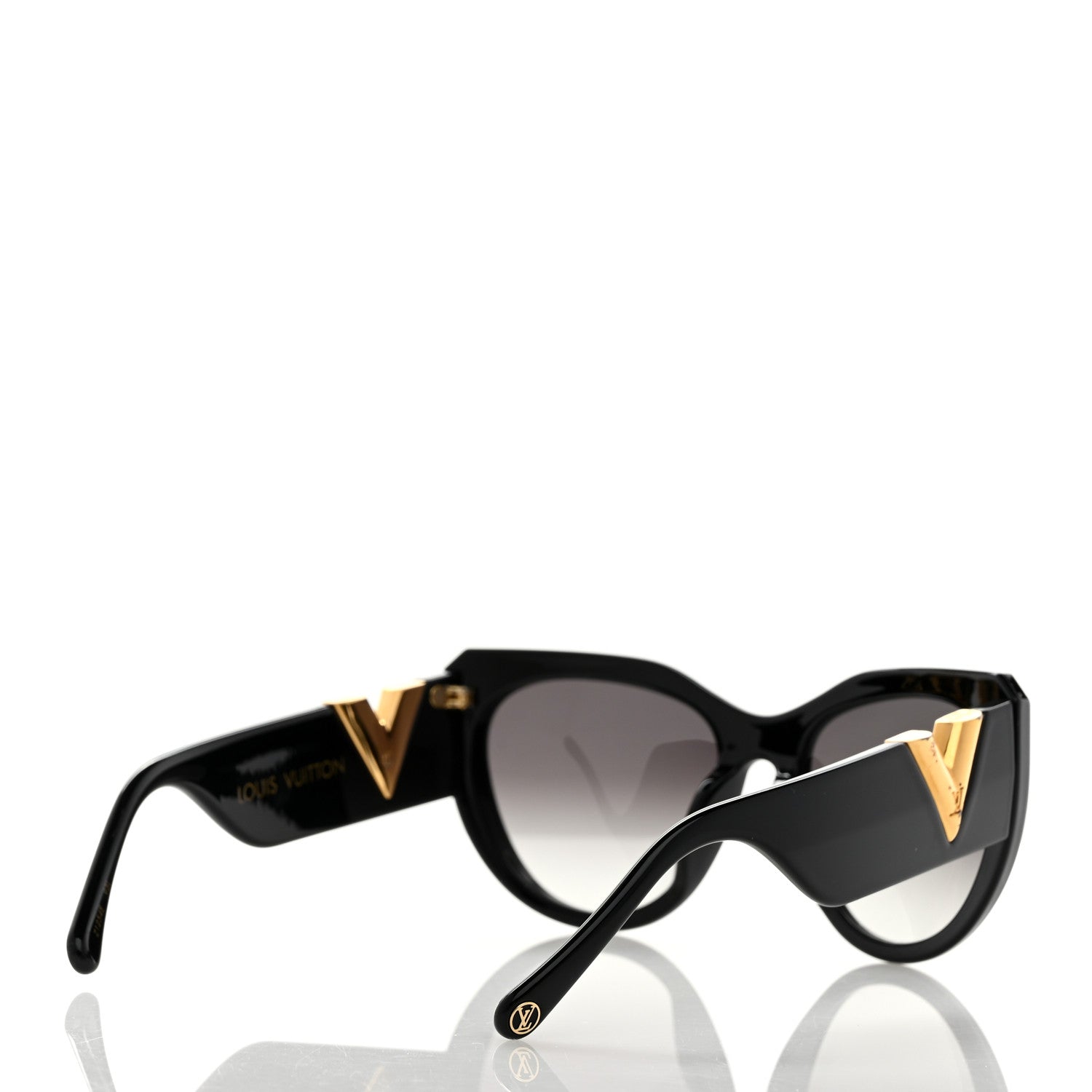 Louis Vuitton Acetate My Fair Lady Sunglasses Z1254E Black 4 of 9