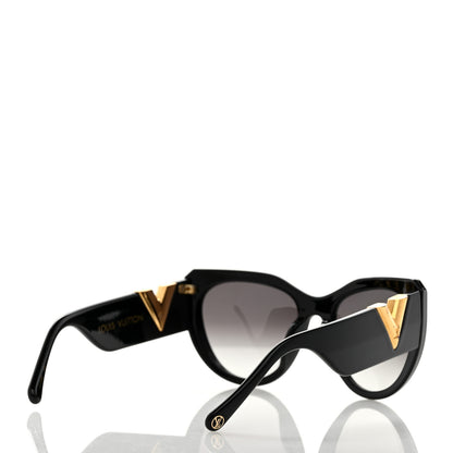 Louis Vuitton Acetate My Fair Lady Sunglasses Z1254E Black 4 of 9
