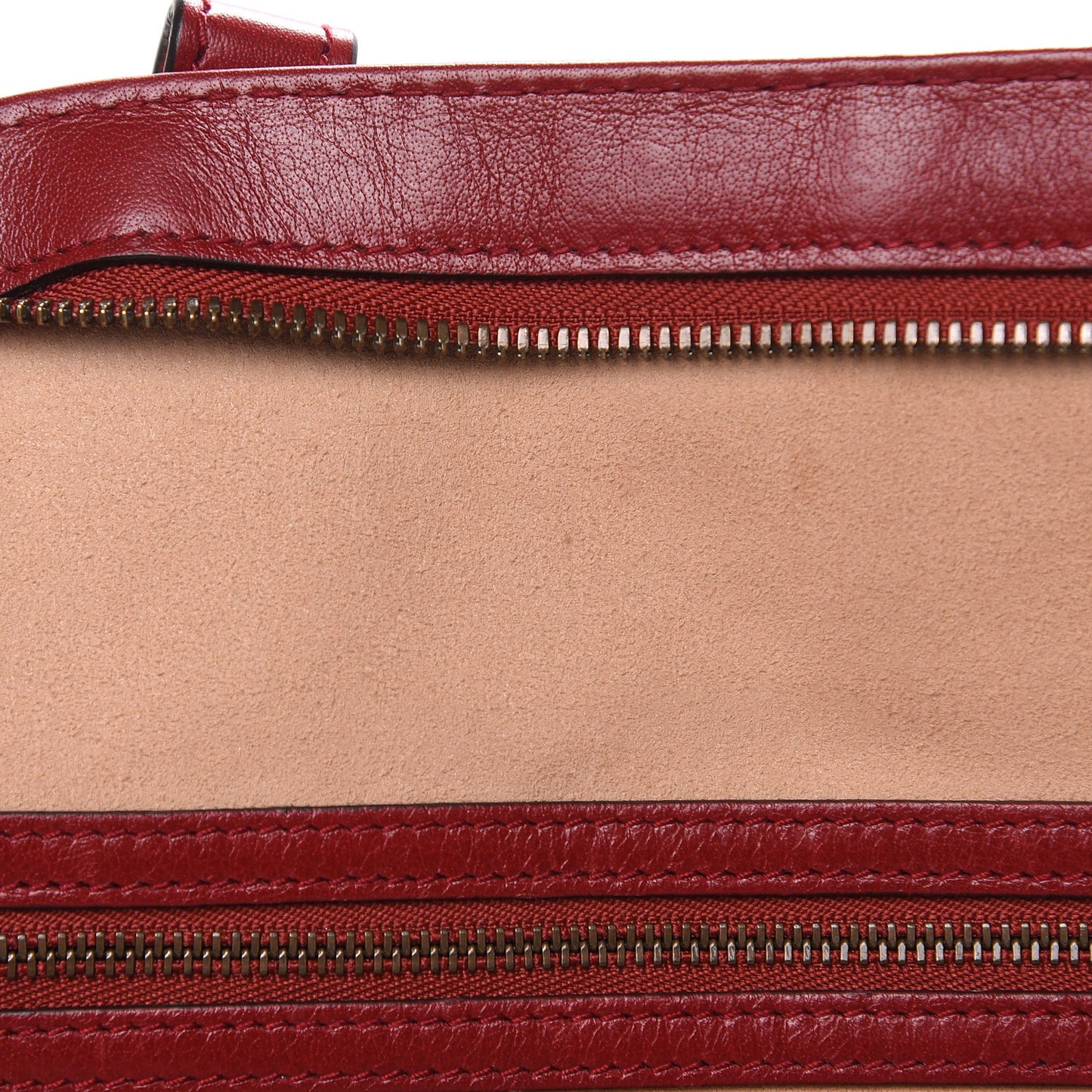 Calfskin Large Re(Belle) Top Handle Bag Red