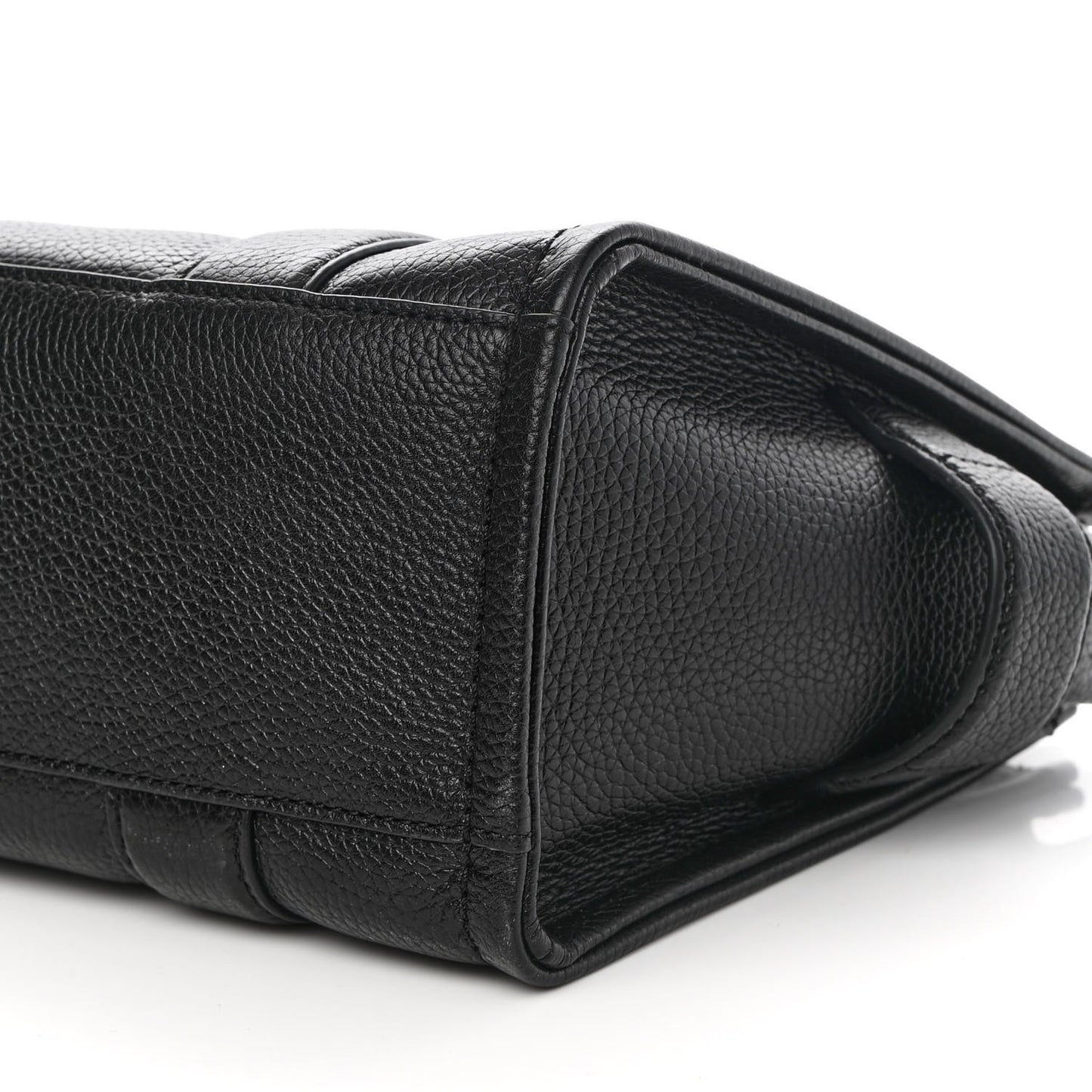 Grained Calfskin Small The Tote Bag Black