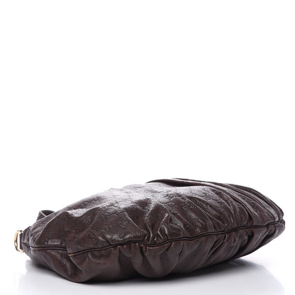 Gucci Guccissima Medium Hysteria Top Handle Bag Chocolate 4 of 13