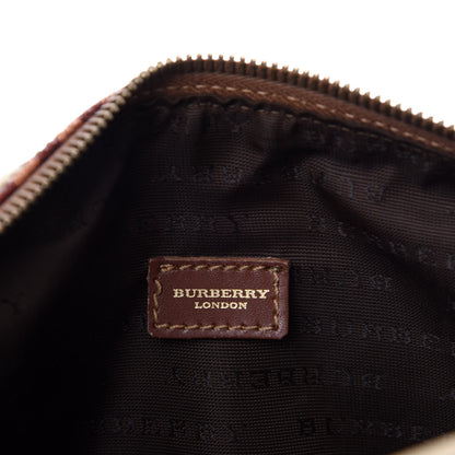 Burberry Haymarket Check Satchel Brown 10 of 11