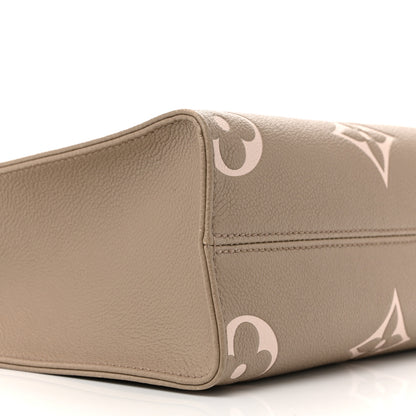 Louis Vuitton Empreinte Monogram Giant Onthego PM Tourterelle Creme 8 of 13