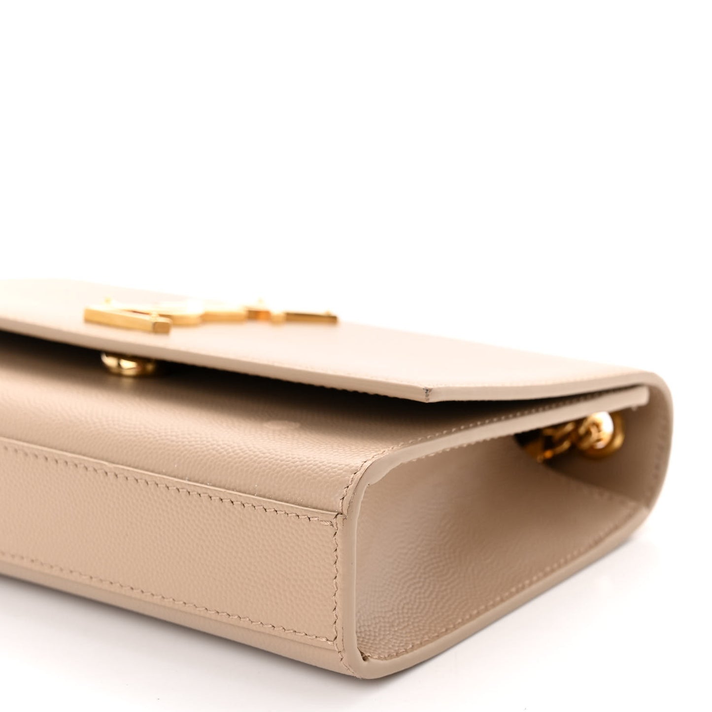 Grain De Poudre Small Monogram Kate Satchel Dark Beige