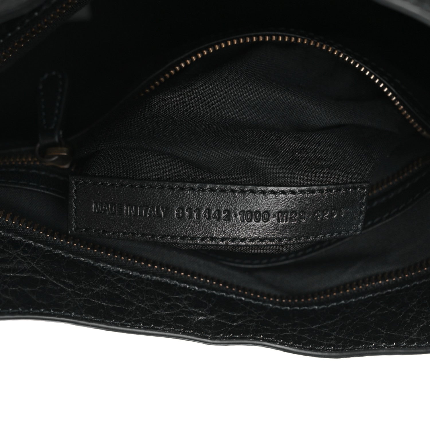 Balenciaga Agneau Arena Classic Hardware Small Le City Black 7 of 10
