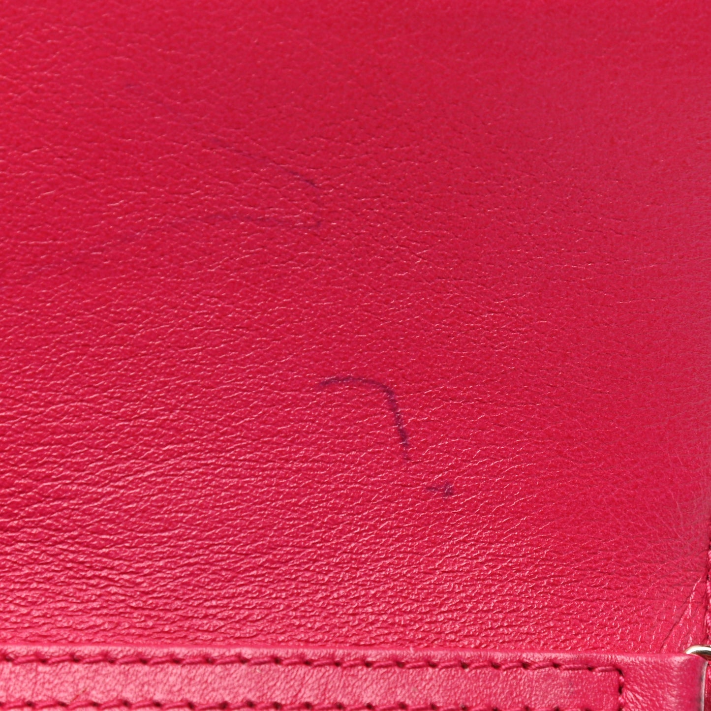 Patent Cannage Rendezvous Chain Wallet Fuchsia