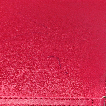 Christian Dior Patent Cannage Rendezvous Chain Wallet Fuchsia 10 of 10