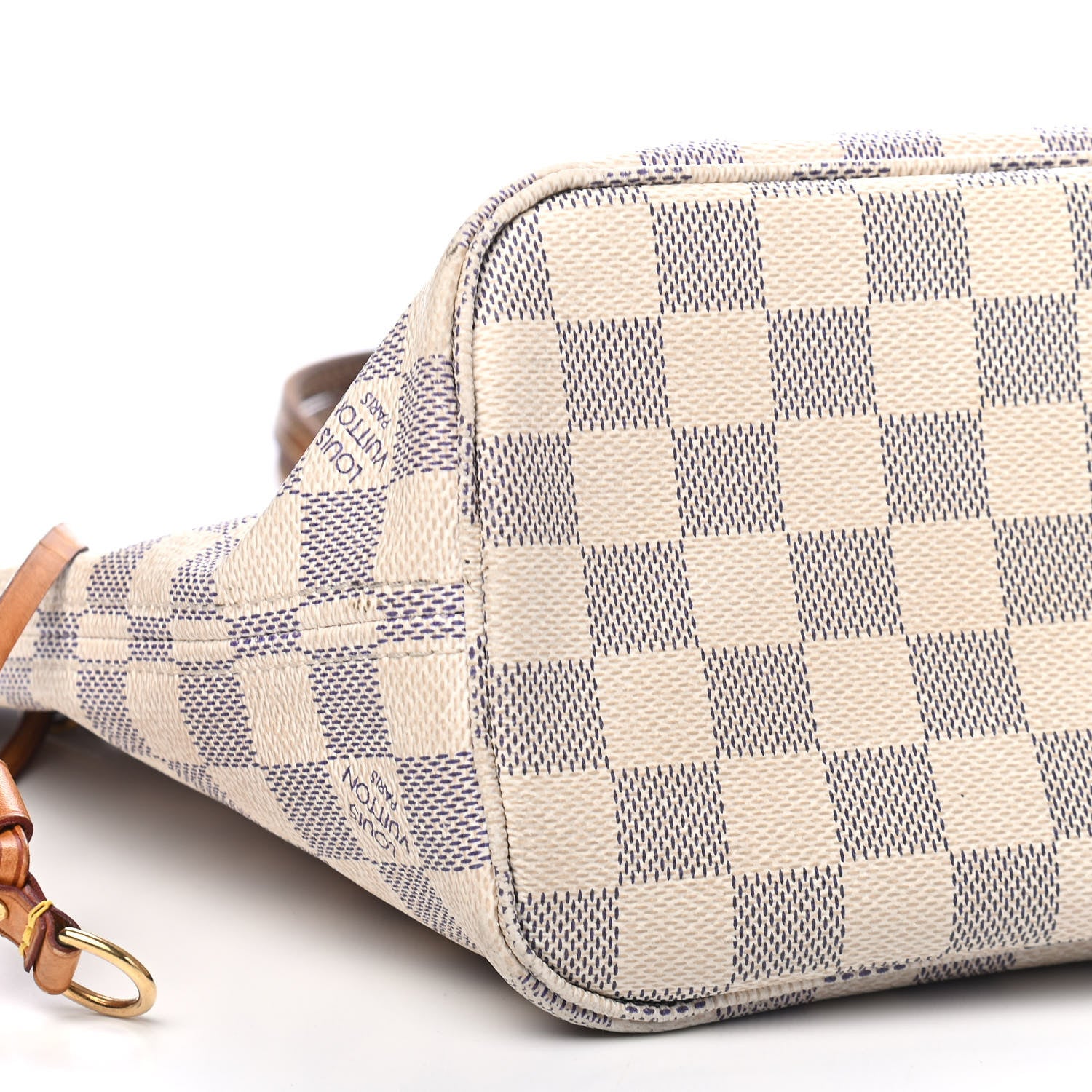 Louis Vuitton Damier Azur Neverfull PM 6 of 10