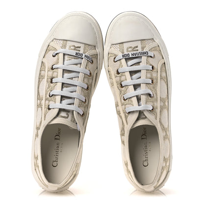 Christian Dior Canvas Walk'N'Dior Low Top Sneakers 41 Nude Gold 2 of 11
