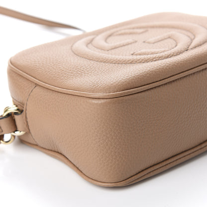 Gucci Pebbled Calfskin Small Soho Disco Bag Rose Beige 6 of 14