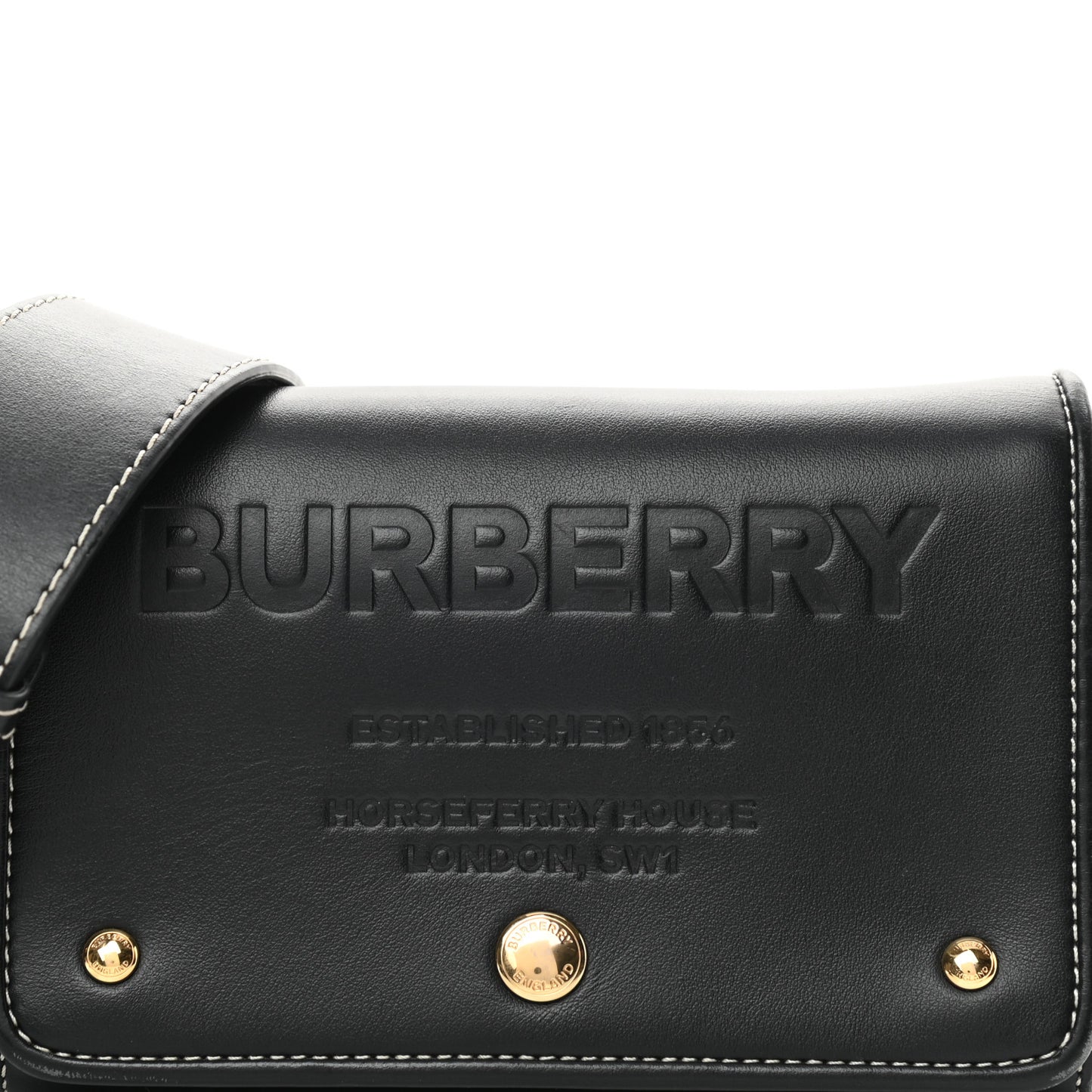 Smooth Calfskin Hackberry Crossbody Bag Black