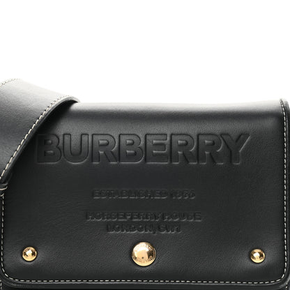Burberry Smooth Calfskin Hackberry Crossbody Bag Black 7 of 18