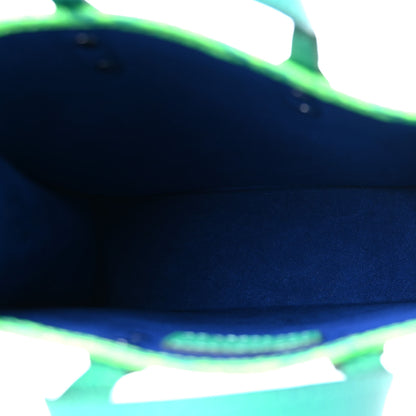 Louis Vuitton Taurillon Illusion Sac Plat XS Bleu Vert 5 of 9
