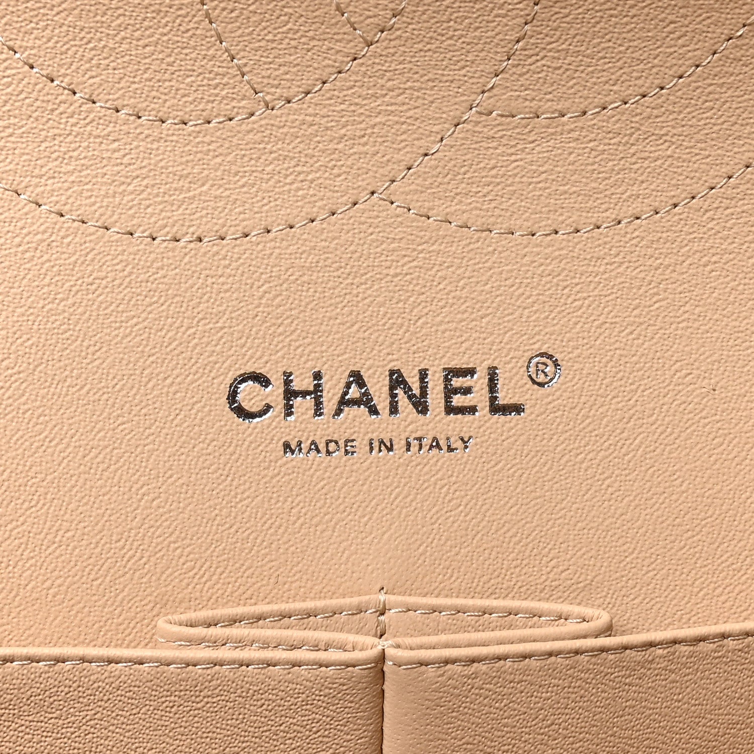 Chanel Caviar Quilted Jumbo Double Flap Light Beige 6 of 11