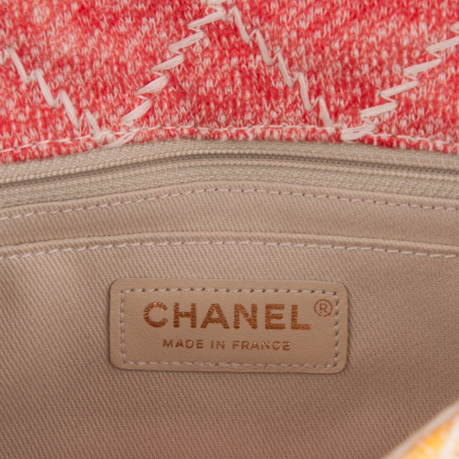 Chanel Jersey Quilted Medium Fabrics and Co Flap Multicolor 5 of 6