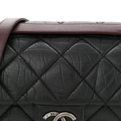 Chanel Aged Calfskin Medium New Portobello Flap Black 8 of 11