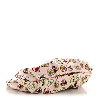 Chanel Canvas Coco Hearts Shoulder Bag Pink 4 of 14