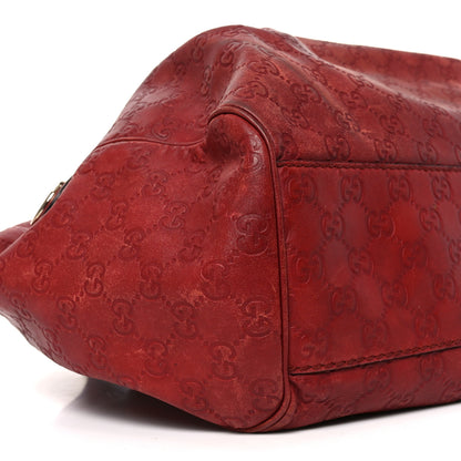 Gucci Guccissima Large Sukey Tote Red 15 of 18
