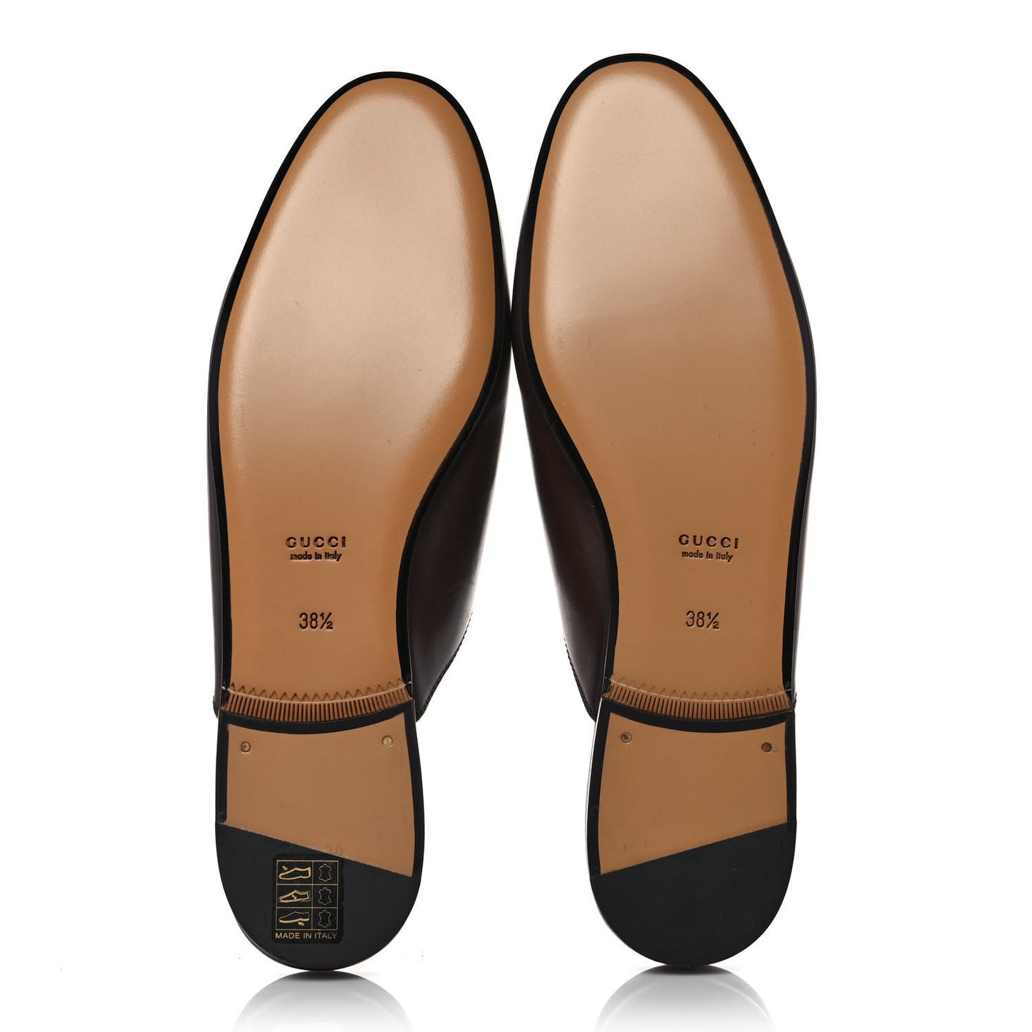 Calfskin Womens Princetown Slippers 38.5 Brown