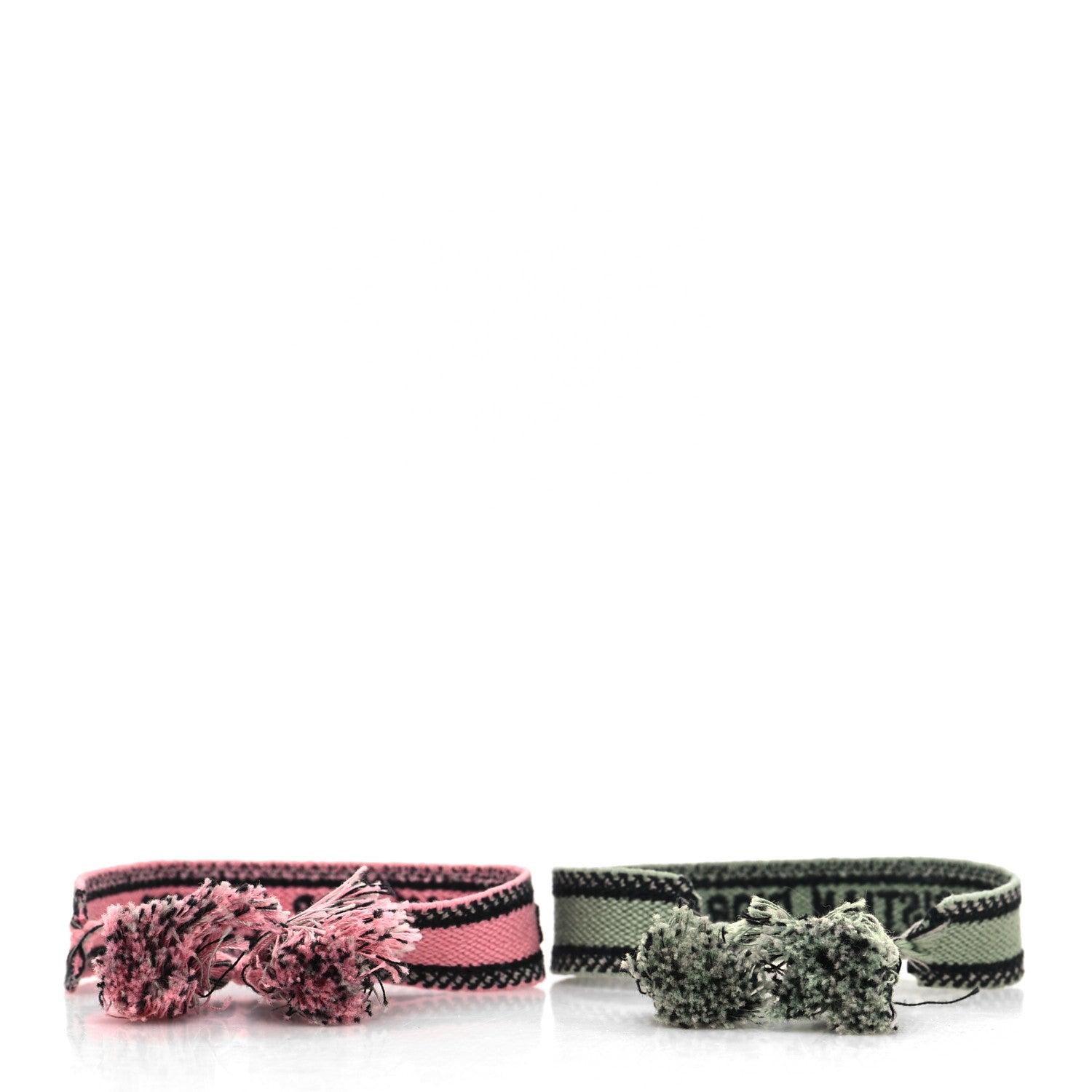 Christian Dior Woven Cotton J'Adior Friendship Bracelet Set 3 of 3